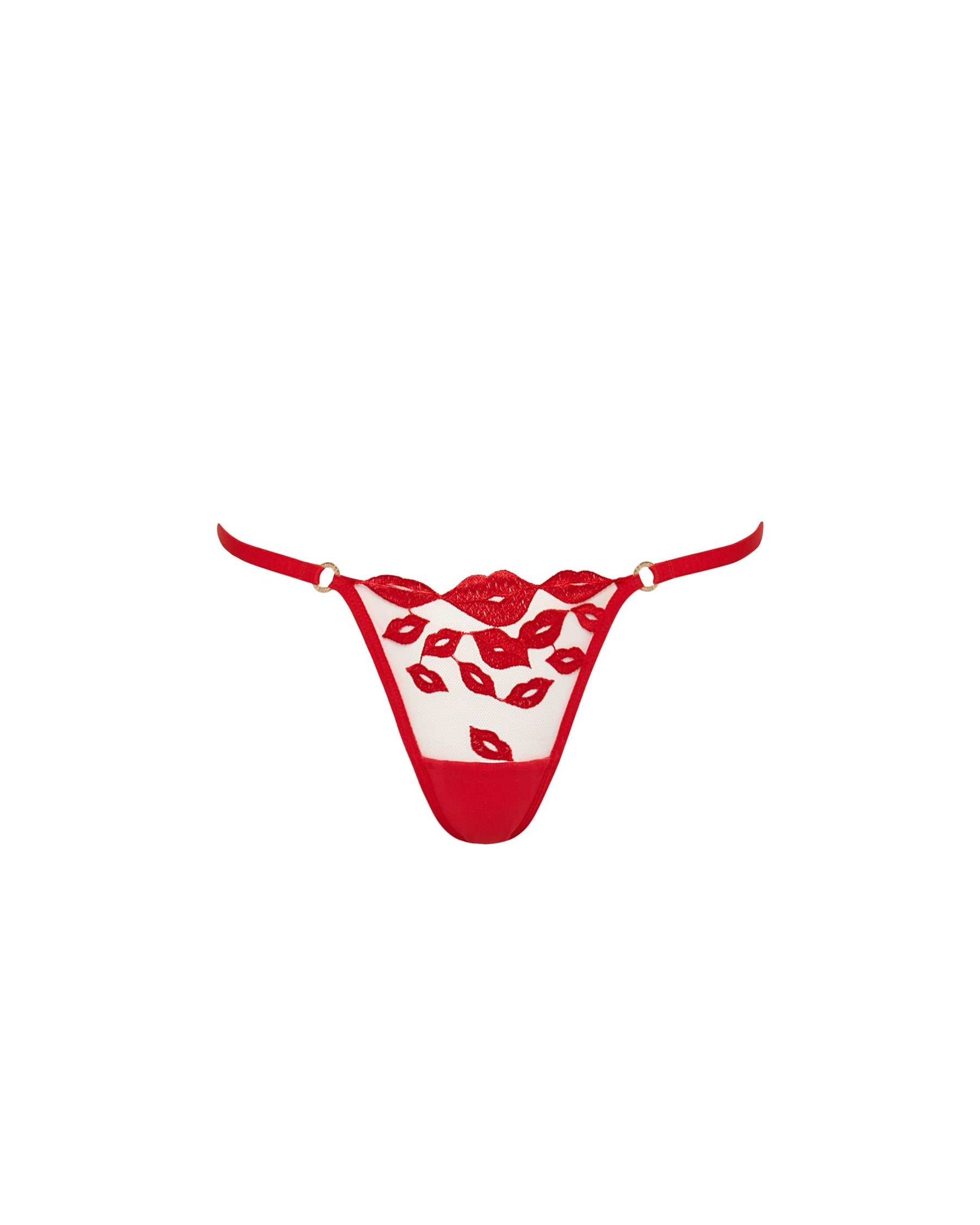 Marian Thong Red/ Sheer