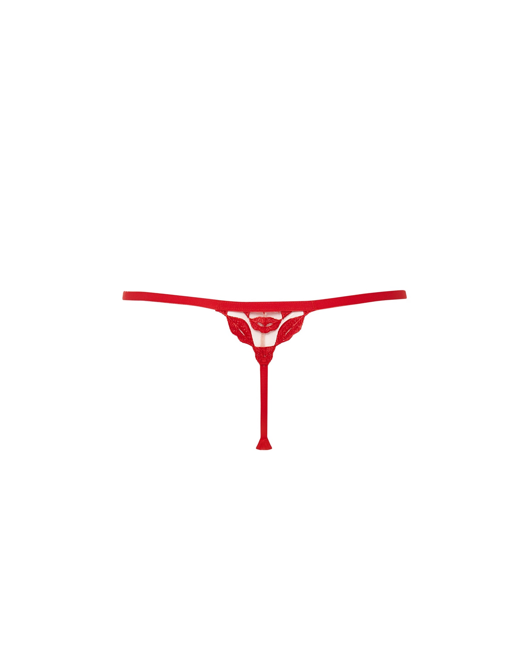 Marian Thong Red/ Sheer