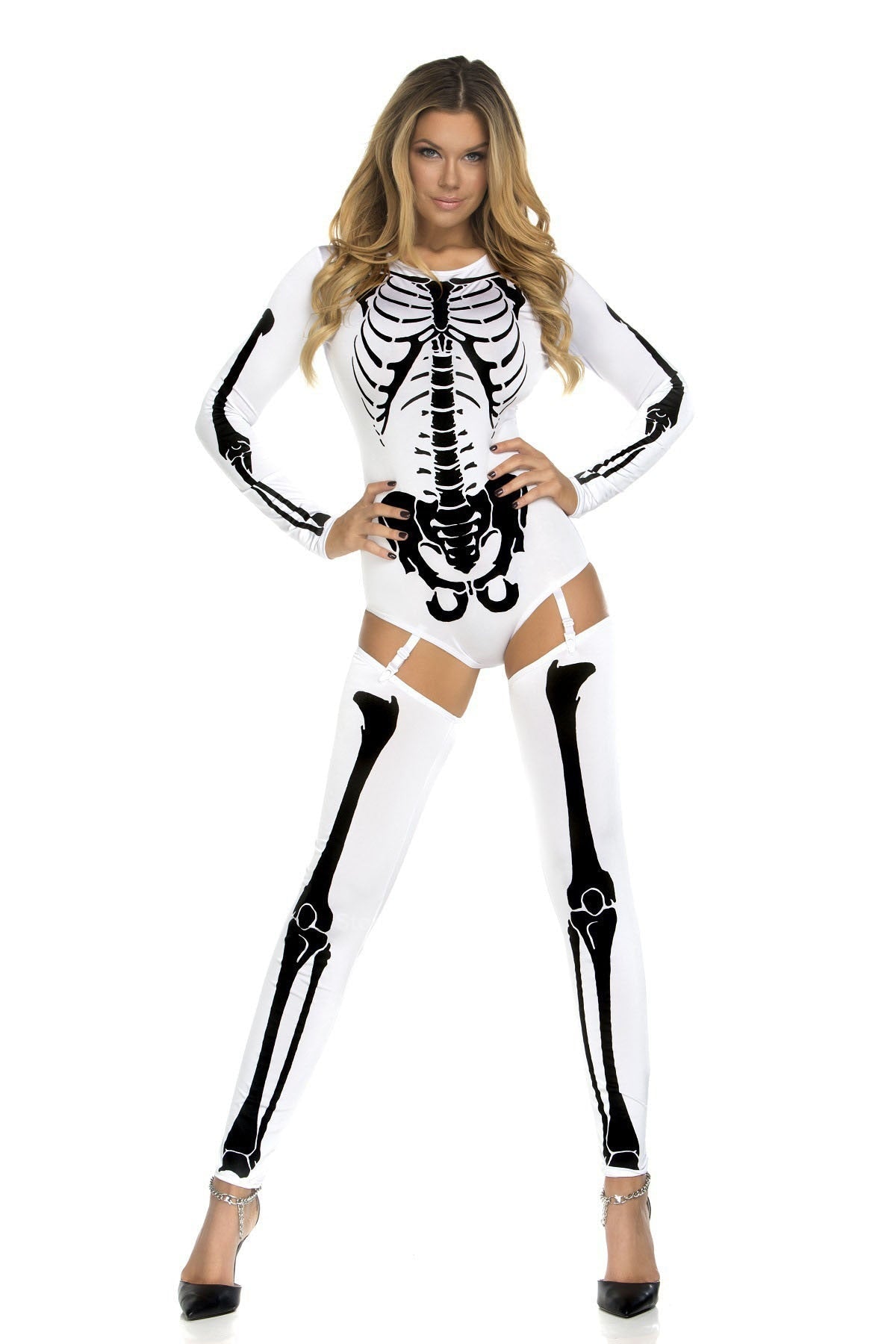 Free Shipping For Sexy Skeleton Costume