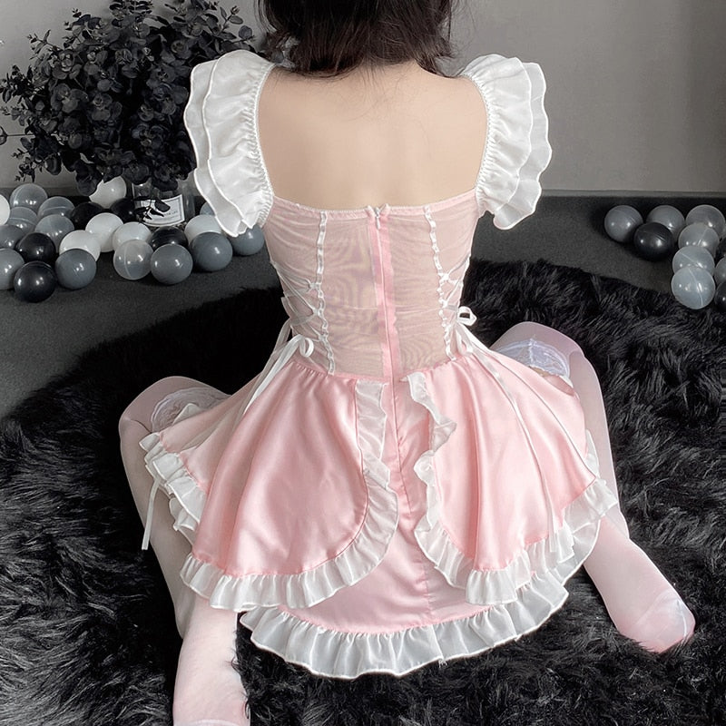 Free Shipping For Cleaning Lady Costume