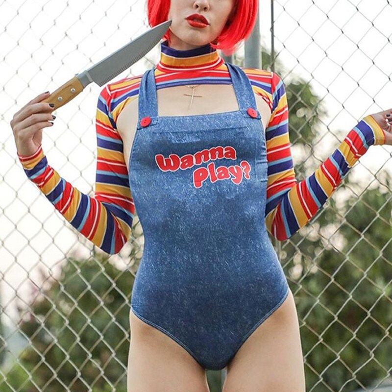 Free Shipping For Sexy Chucky Costume
