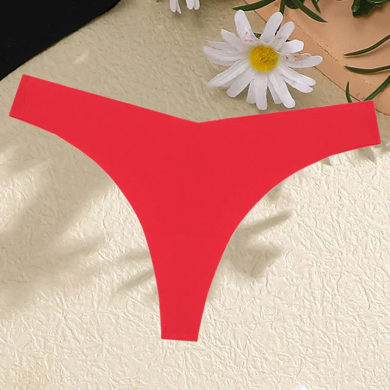 Free Shipping For V-Shaped ComFor t - Seamless Low Waist Thongs For Women (XS-XL)