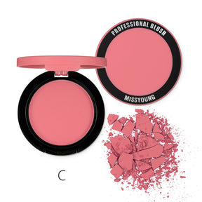 Premium Single-Color Matte Blush for Natural Glow