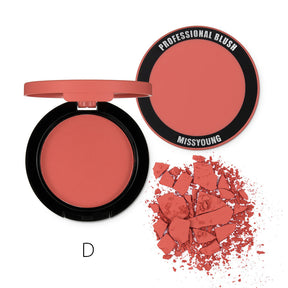 Premium Single-Color Matte Blush for Natural Glow