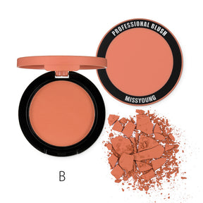 Premium Single-Color Matte Blush for Natural Glow