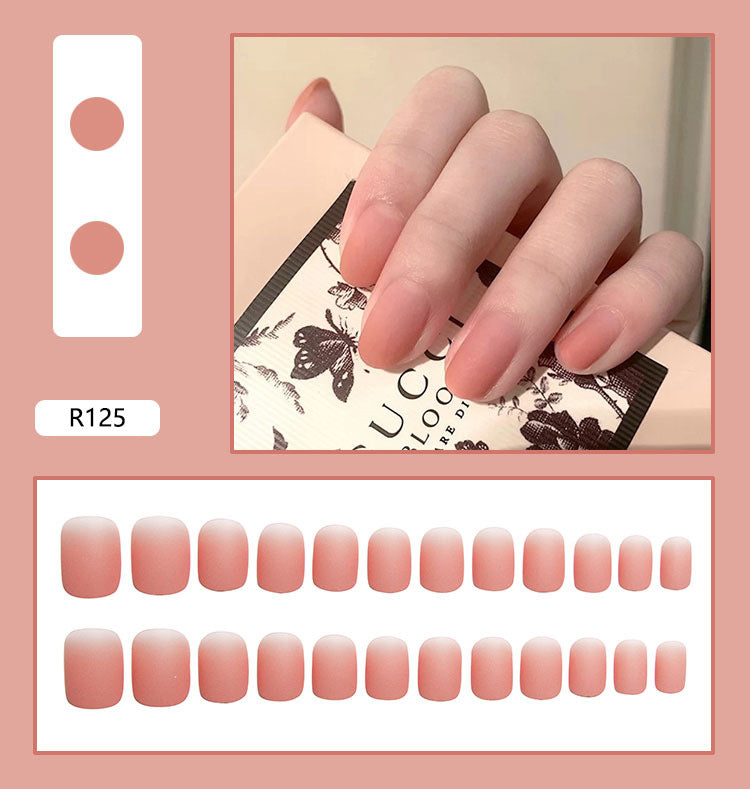 Removable Fall Nails Adhesive Tips 24 Pieces