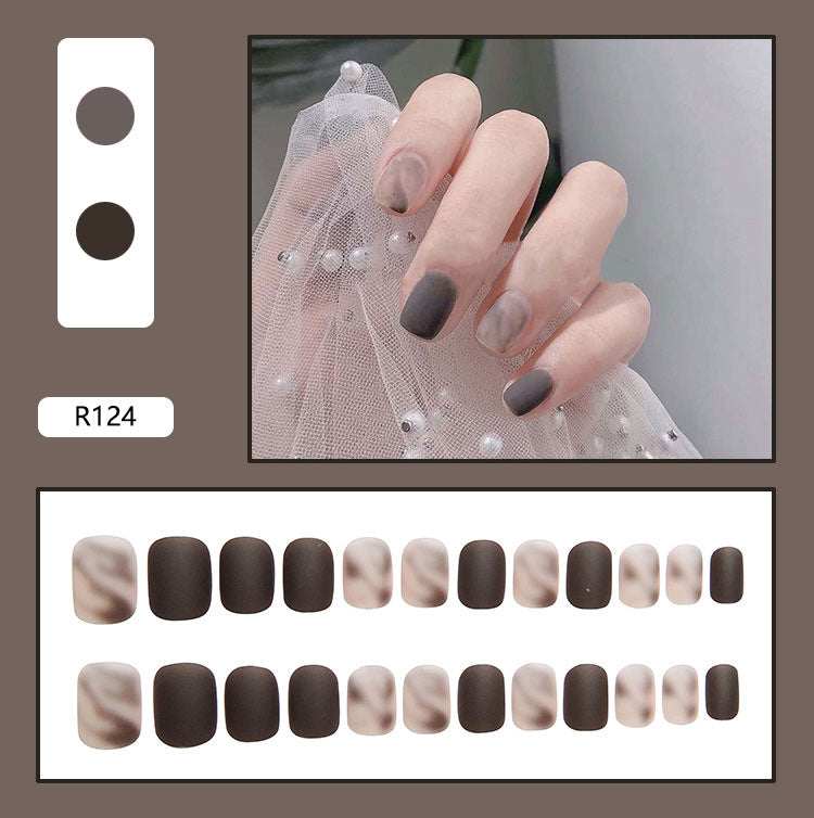 Removable Fall Nails Adhesive Tips 24 Pieces