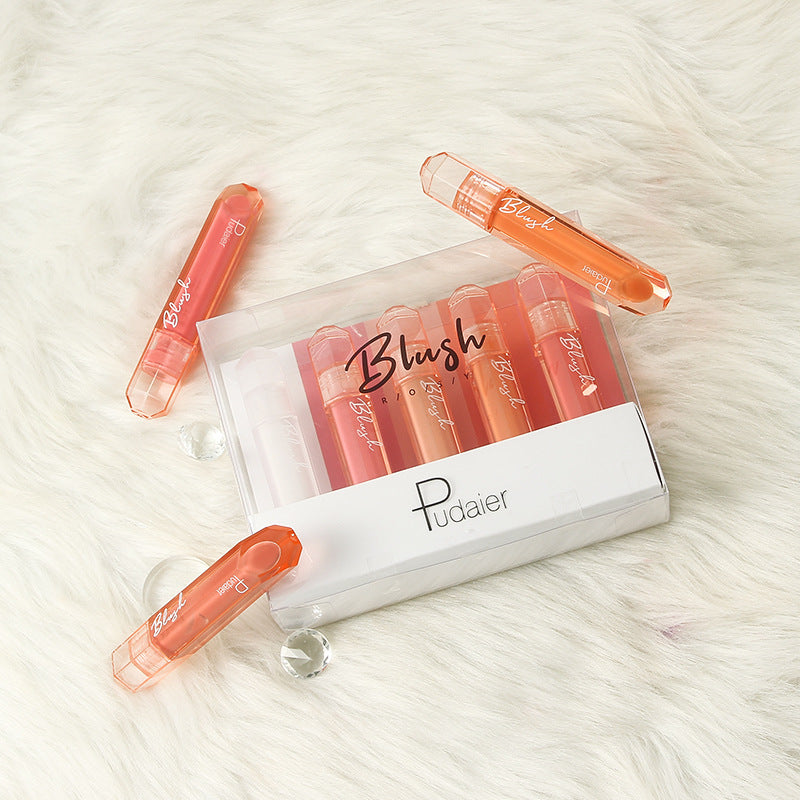 9-Color Liquid Blush Set - Lightweight, Natural, Glow-Boosting