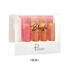 9-Color Liquid Blush Set - Lightweight, Natural, Glow-Boosting