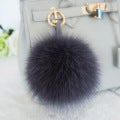 Assorted Real Rabbit & Fox Fur Pom-Poms