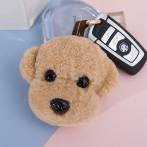 Cute Wool Puppy Keychain - Phone & Bag Charm