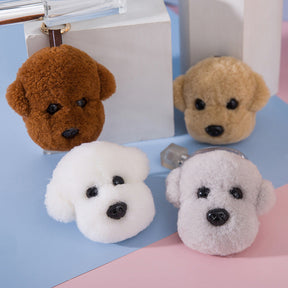 Cute Wool Puppy Keychain - Phone & Bag Charm