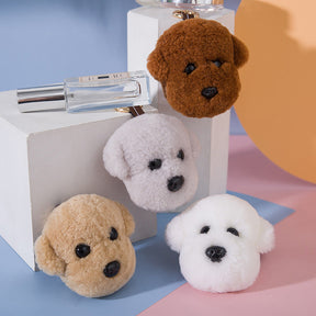 Cute Wool Puppy Keychain - Phone & Bag Charm