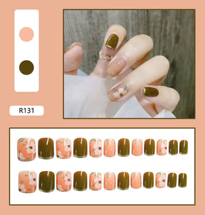 Removable Fall Nails Adhesive Tips 24 Pieces