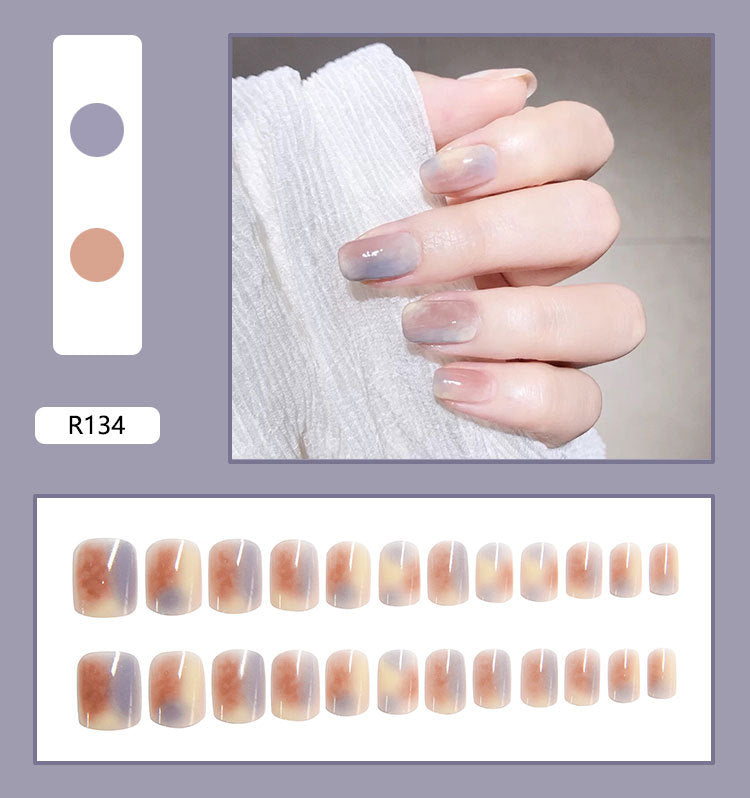 Removable Fall Nails Adhesive Tips 24 Pieces