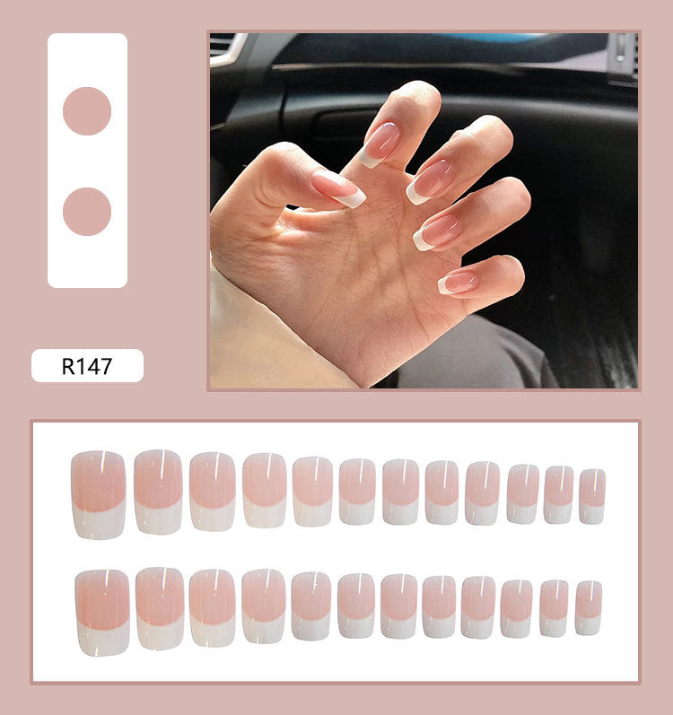 Removable Fall Nails Adhesive Tips 24 Pieces