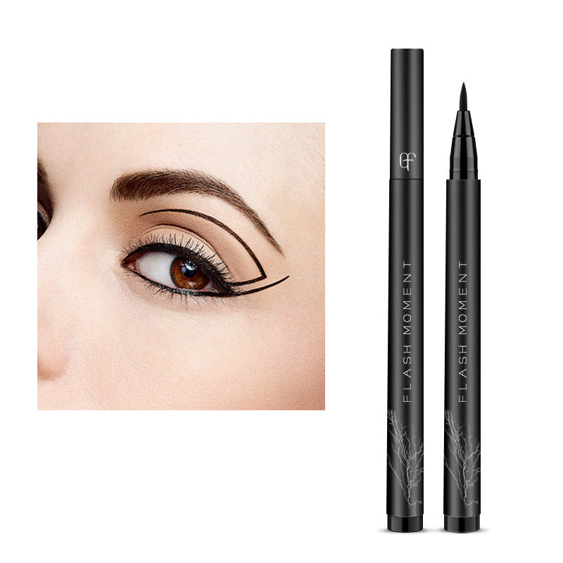 Cotton-Tipped Intense Black Eyeliner Pen, Waterproof and Smudge-Proof