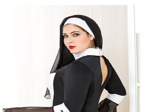 Free Shipping For Plus Size Sexy Nun Costume