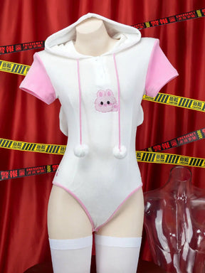 Free Shipping For 'Your Babe' Anime Girl Hooded Bunny Ears Costume
