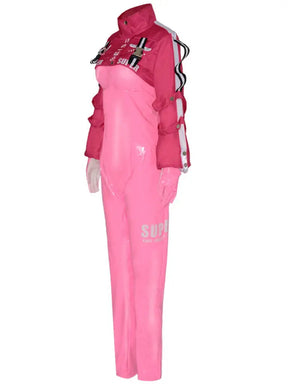 Free Shipping For  Goddess of Victory Pink Leather Costume