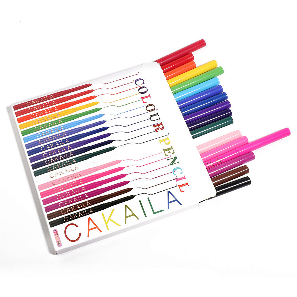 18-Color Eyeliner Set for Vibrant Looks