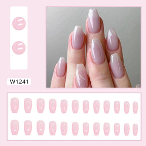 Short Ballet Aurora Barbie Pink Nails, Summer Trend