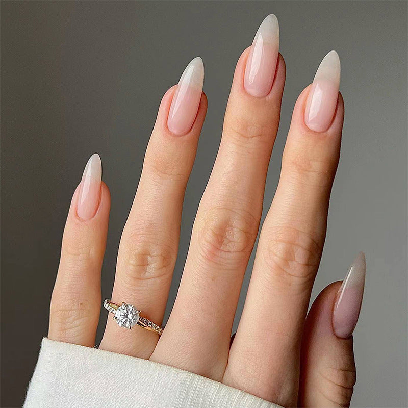 Ice Clear Milky White Removable Nail Tips