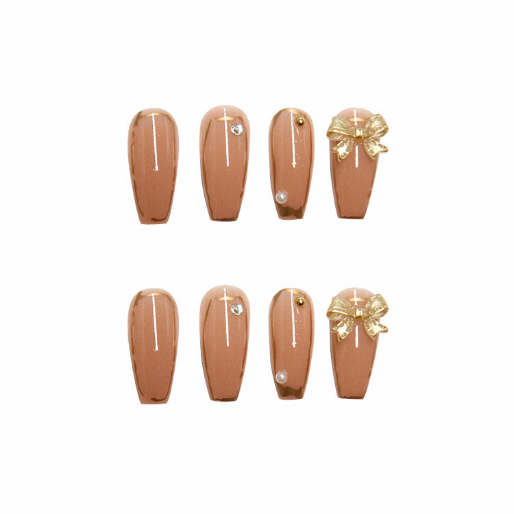 24 Detachable Butterfly Ballet Nail Tips