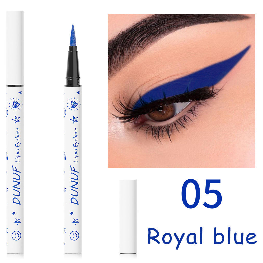 12-Color Long-Lasting Waterproof Liquid Eyeliner