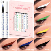 6-Color Long-Lasting Waterproof Liquid Eyeliner Set