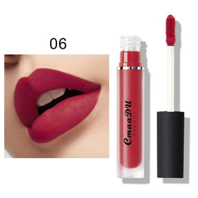 15-Color Non-Sticky Matte Lip Gloss and Lipstick Set