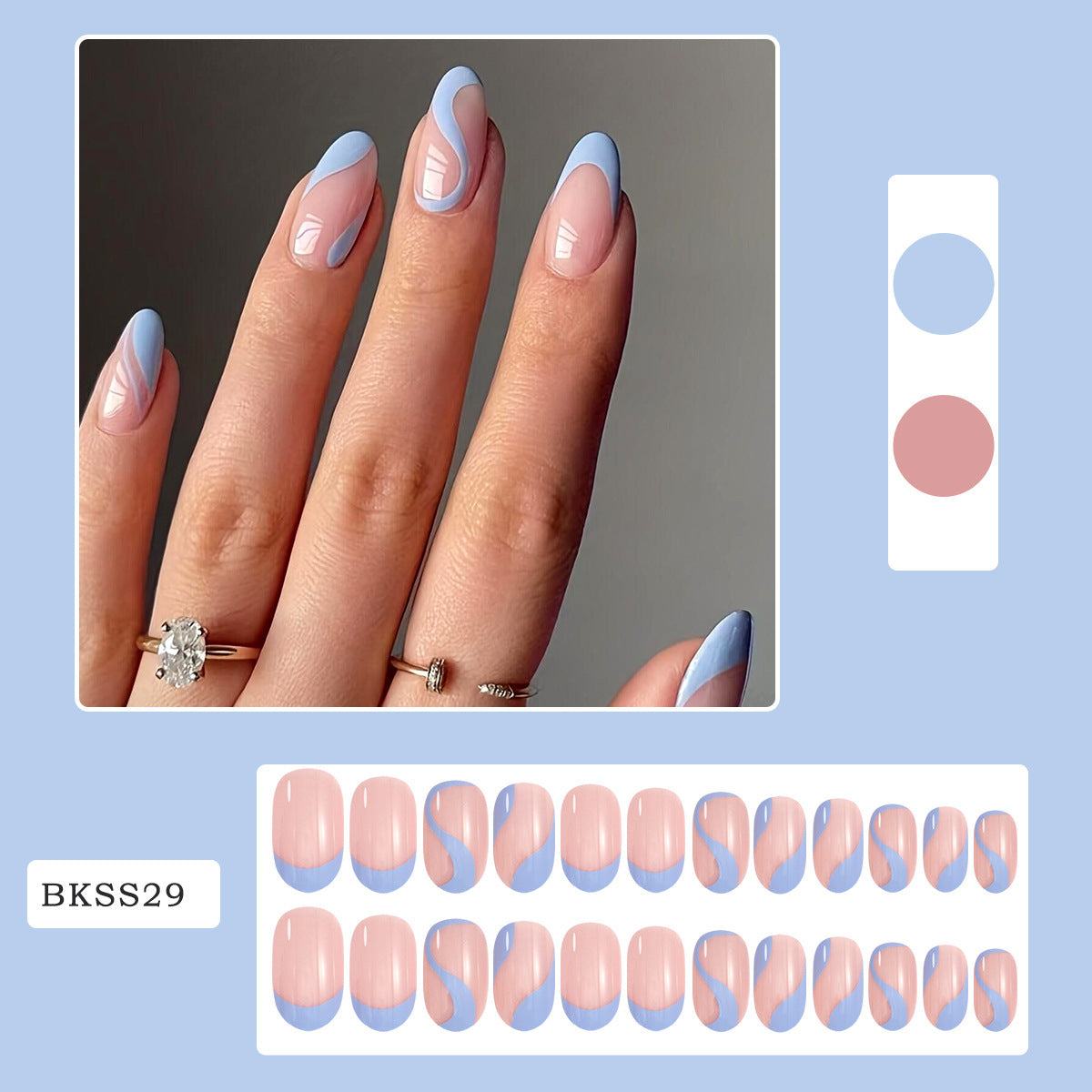 Trendy Summer INS Style Nail Tips