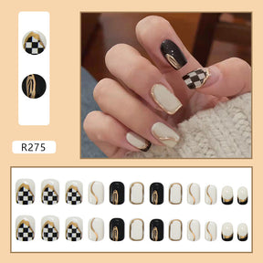 Chic Fall Nails: Reusable Ballet Nail Wraps for Instant Glamour