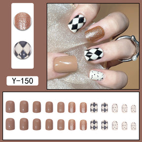 Short INS Style Nail Tips for Chic Manicures