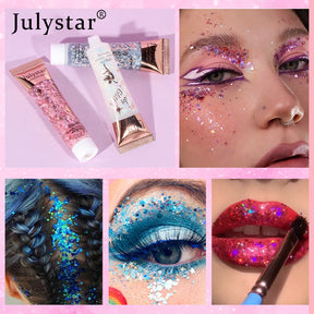 Mermaid Scale Jelly Glitter Eye and Body Shadow