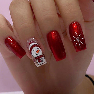 Elegant Oval Sweet Girl Chanel Style Diamond Nail Art