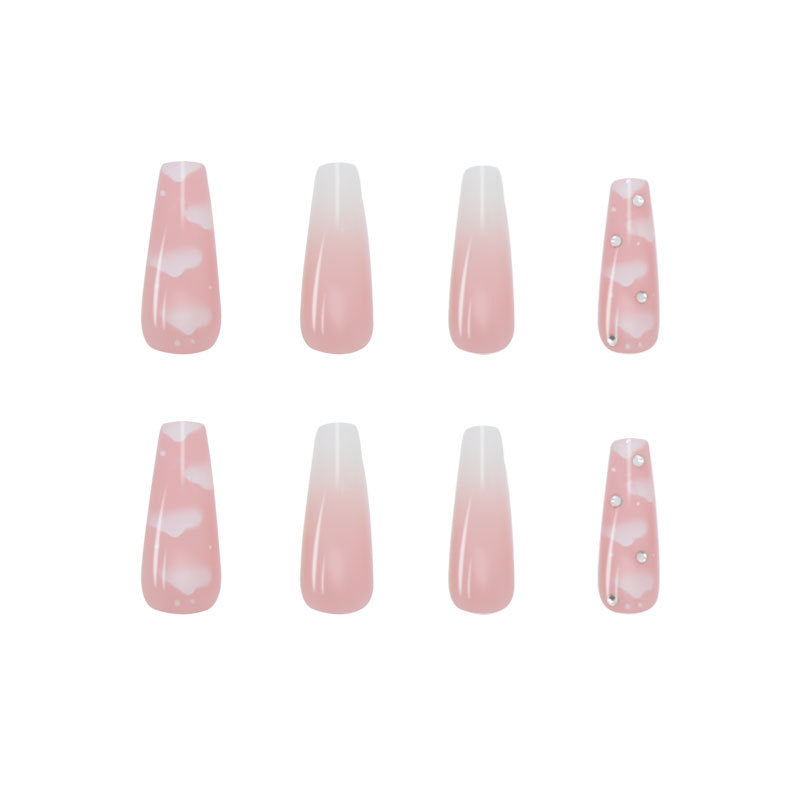 Detachable Long Ballet Nails, Ready-to-Wear Nail Tips