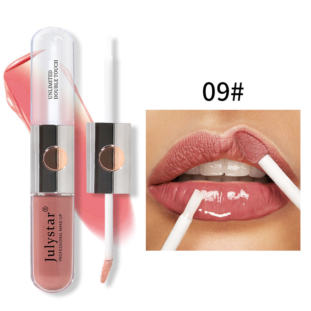 Easy-to-Apply Double-Ended Mirror Lip Gloss