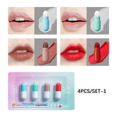 4-Pack Mini Matte Lipstick Capsule Set