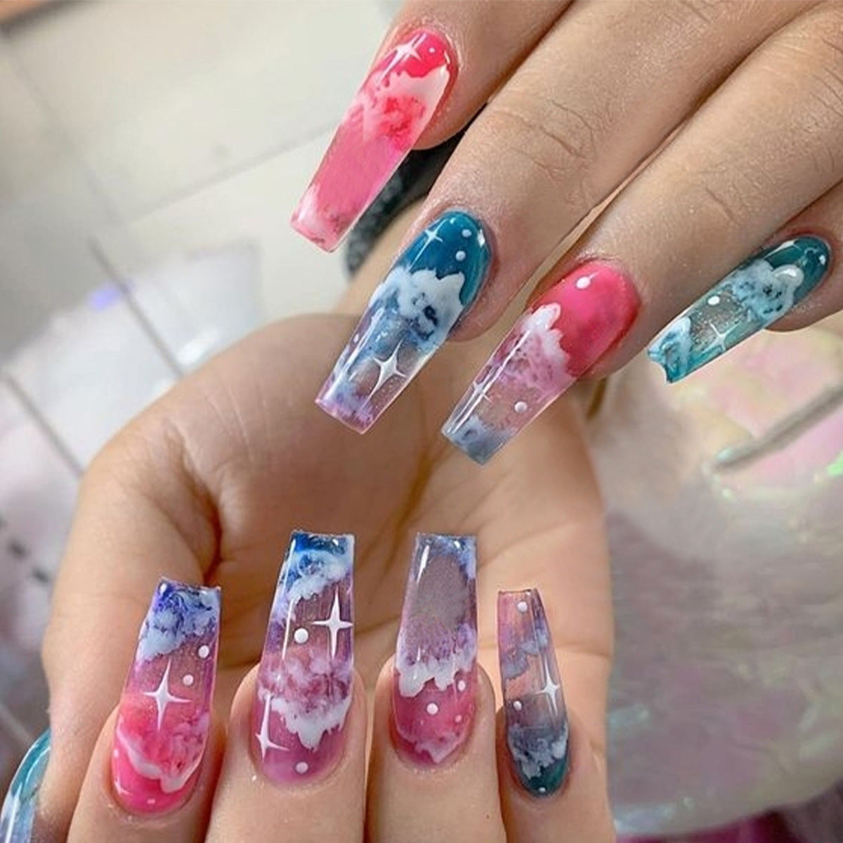 Trendy Summer INS Style Nail Tips