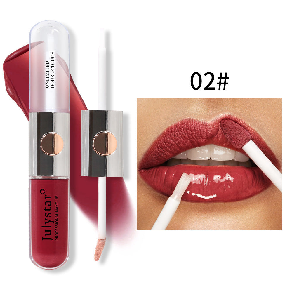 Easy-to-Apply Double-Ended Mirror Lip Gloss