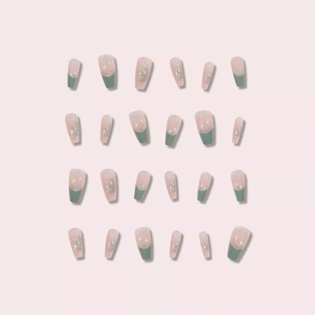 Charming Ballet-Inspired Detachable Nail Art