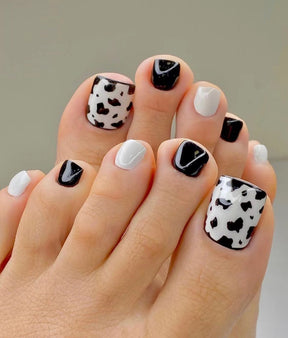 Removable Toe Nail Art, Wear-On Foot Nails