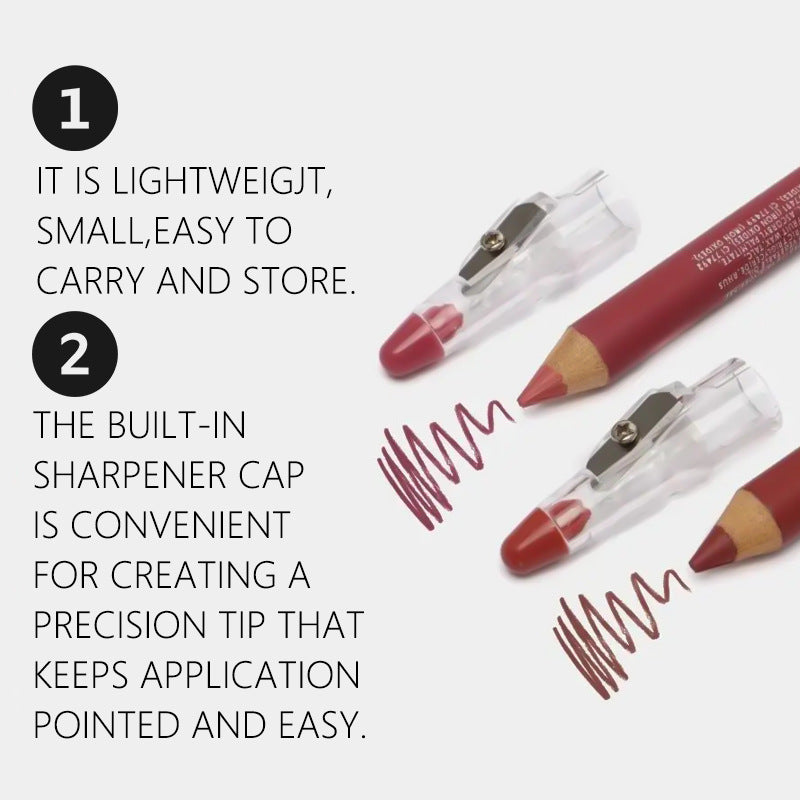 12-Color Matte Lipstick Pen - Long-Lasting, Non-Transfer