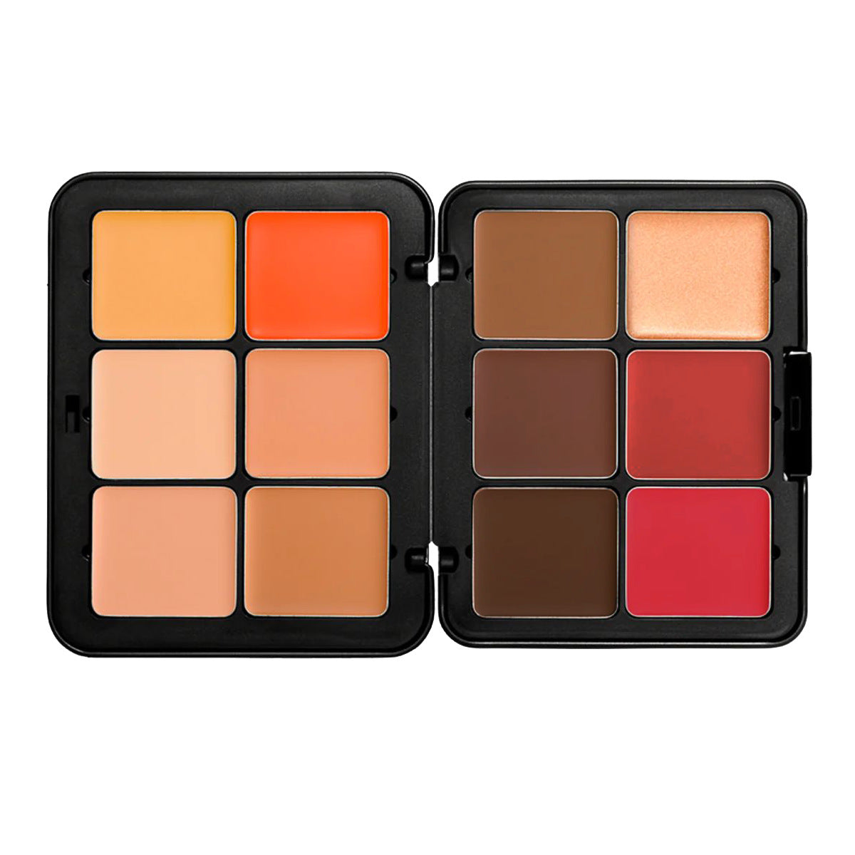 12-Color Blush Palette - Matte, Shimmer, Highlight, Conceal