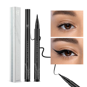 Cotton-Tipped Intense Black Eyeliner Pen, Waterproof and Smudge-Proof