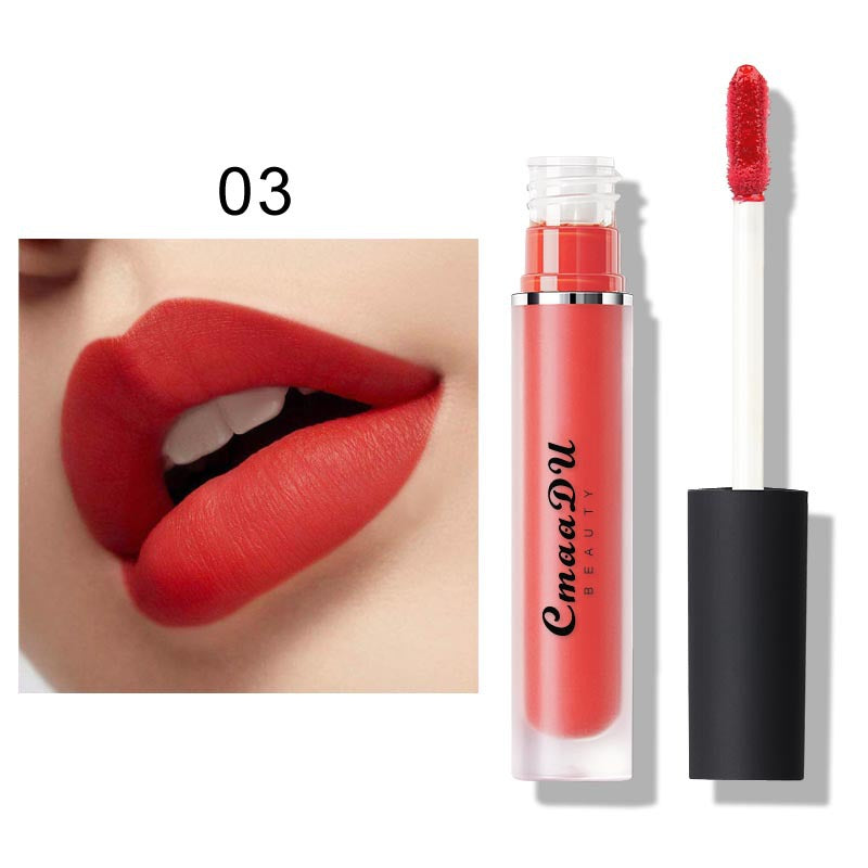 15-Color Non-Sticky Matte Lip Gloss and Lipstick Set