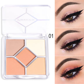 5-Color Eye Shadow Palette