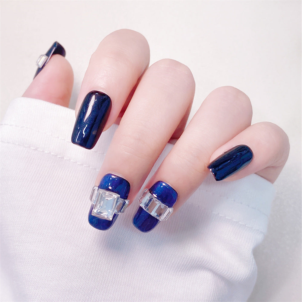 Chic Handmade Violet Hepburn Fall Nails, Stylish and Versatile Nail Patches