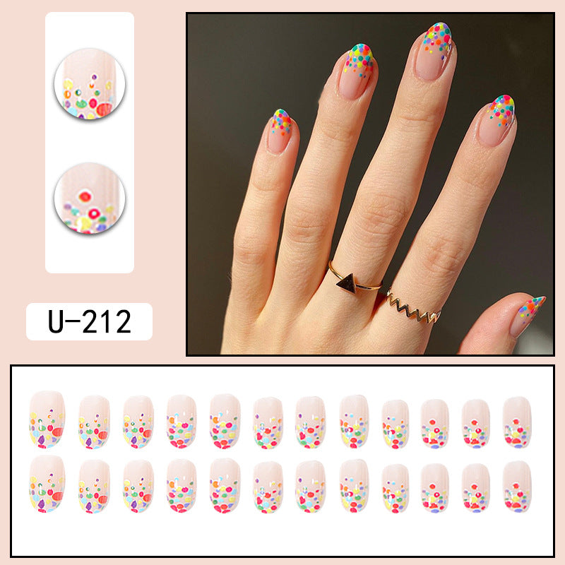 Candy-Colored Summer Nail Extensions, Cute and Waterproof